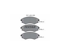 Textar 2172502 Kit Pastiglie Freno Freni a Disco Frontale per Daewoo Ssangyong