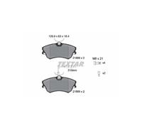 TEXTAR 2188801 Pastiglie freno anteriore per Renault Espace