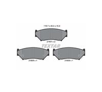 Textar Kit pastiglie freno 2190701 – Freno a disco anteriore per Suzuki Grand Vitara I
