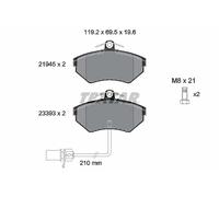 TEXTAR 2194504 Kit pastiglie freno, Freno a disco per AUDI,VW