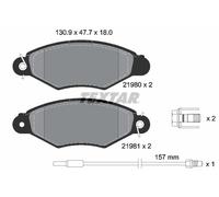 Set di pastiglie freno TEXTAR 2198003, anteriore