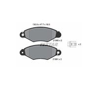 TEXTAR 2198004 Kit pastiglie freni