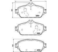 Textar 2203101 Kit pastiglie freno, Freno A Disco