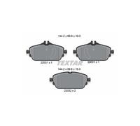 Set di pastiglie freno TEXTAR 2203101, anteriore