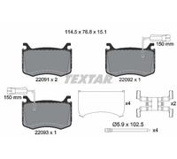 TEXTAR 2209101 Kit pastiglie freni