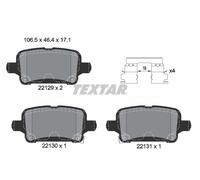 TEXTAR 2212901 Kit pastiglie freno, Freno a disco per BUICK (SGM),CHEVROLET,CHEV