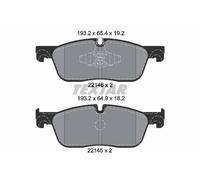 Set di pastiglie freno TEXTAR 2214601, anteriore