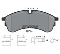 TEXTAR 2217801 Kit pastiglie freni
