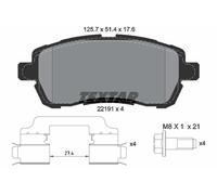 TEXTAR 2219103 Kit pastiglie freni