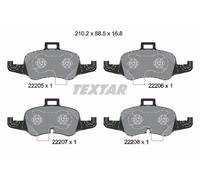 TEXTAR 2220501 Kit pastiglie freni
