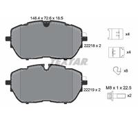 TEXTAR 2221801 Kit pastiglie freno, Freno a disco per CITROËN,CITROËN (DF-PSA),D