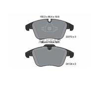 Textar 2227201 Kit Pastiglie Freno a Disco Frontale per JAGUAR S-TYPE Xe XF