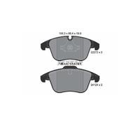 Textar 2227201 Kit Pastiglie Freno a Disco Frontale per JAGUAR S-TYPE Xe XF