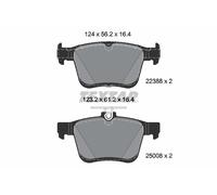 Textar Set pastiglie freno 2238801 posteriore per T-ROC (A11, D11) 2019-2021