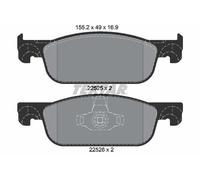 TEXTAR 2252501 Kit pastiglie freno, Freno a disco per DACIA,LADA,RENAULT