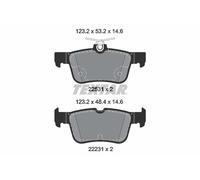 TEXTAR 2253105 Kit pastiglie freno, Freno a disco per FORD