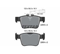 Set di pastiglie freno TEXTAR 2260501, posteriore