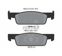 TEXTAR 2262601 Kit pastiglie freno, Freno a disco per SMART