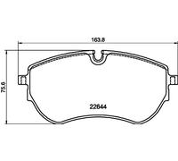 TEXTAR 2264403 Kit pastiglie freni