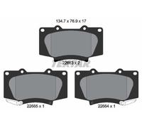 TEXTAR 2266301 Kit pastiglie freni