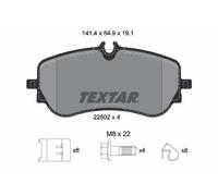 Set di pastiglie freno TEXTAR 2280201, posteriore