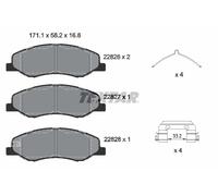 TEXTAR 2282601 Kit pastiglie freni