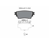 TEXTAR 2286401 Kit pastiglie freni