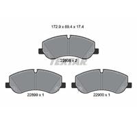 TEXTAR 2289801 Kit pastiglie freni