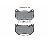 Set di pastiglie freno TEXTAR 2295801, anteriore