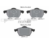 TEXTAR 2301802 Kit pastiglie freno, Freno a disco per AUDI,AUDI (FAW),HONGQI,SEA