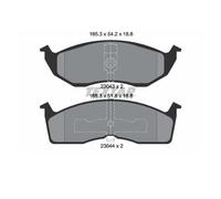 TEXTAR 2304301 Kit pastiglie freni