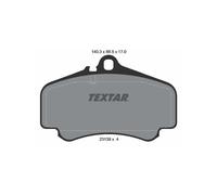 TEXTAR 2313901 Pastiglie freno anteriore per Porsche 911