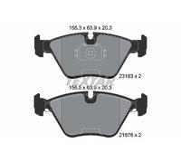 TEXTAR 2318302 Kit pastiglie freno, Freno a disco per BMW,MG,ROVER,WIESMANN