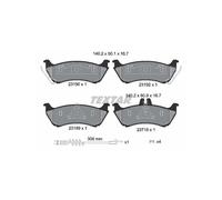 TEXTAR 2319002 Pastiglie freno posteriore per Mercedes M
