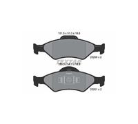 Textar 2320001 Kit Pastiglie Freno a Disco Frontale per Ford Corriere Mazda
