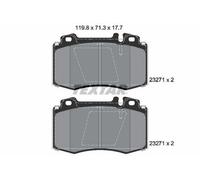 TEXTAR 2327102 Kit pastiglie freni Anteriore adatto per MERCEDES-BENZ SL (R129)