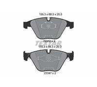 Textar 2331207 Kit Pastiglie Freno a Disco Frontale per BMW E82 E90 E92 E93