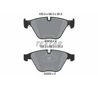 TEXTAR 2331301 Kit pastiglie freno, Freno a disco per BMW,BMW (BRILLIANCE),ZINOR