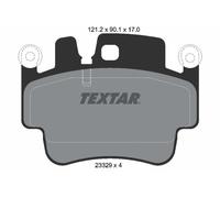 TEXTAR 2332902 Kit pastiglie freno, Freno a disco per PORSCHE