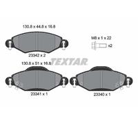 TEXTAR 2334001 Kit pastiglie freno, Freno a disco per TOYOTA