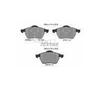 2339201 TEXTAR Kit pastiglie freni PER AUDI SEAT SKODA VW