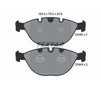 Set di pastiglie freno TEXTAR 2344801, anteriore