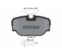 TEXTAR 2345801 Pastiglie freno posteriore per Land Rover Range Rover Discovery