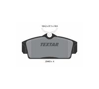 TEXTAR 2346302 Kit pastiglie freni