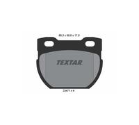 KIT PASTIGLIE FRENO TEXTAR POSTERIORI LAND ROVER 110 127 2.5-4.0 1986-2016