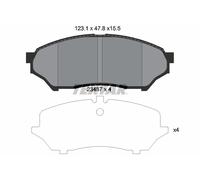 TEXTAR 2348701 Kit pastiglie freno, Freno a disco per MITSUBISHI,NISSAN