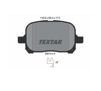 Textar 2351302 Kit Pastiglie Freno a Disco Frontale per Toyota Avalon Camry