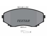 TEXTAR 2351501 Kit pastiglie freno, Freno a disco per FORD ASIA & OCEANIA,MAZDA