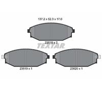 TEXTAR 2351801 Kit pastiglie freno, Freno a disco per GALLOPER,HYUNDAI,MITSUBISH