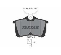Set di pastiglie freno TEXTAR 2352701, indietro